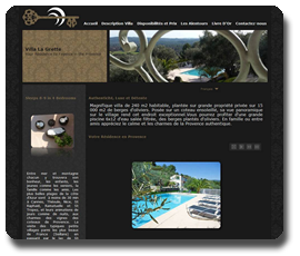 Site web de Villa La Grette