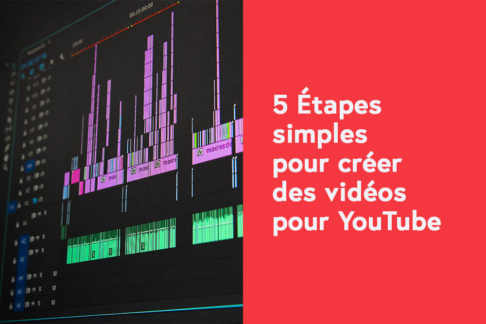 5 Étapes simples pour créer des vidéos pour YouTube