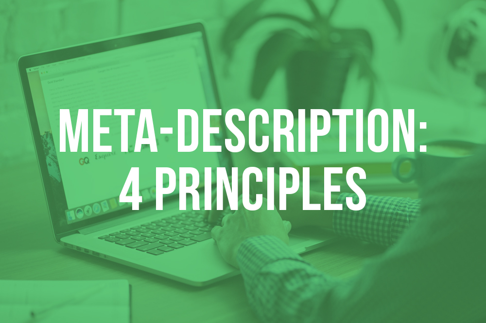 Meta-description: 4 principles