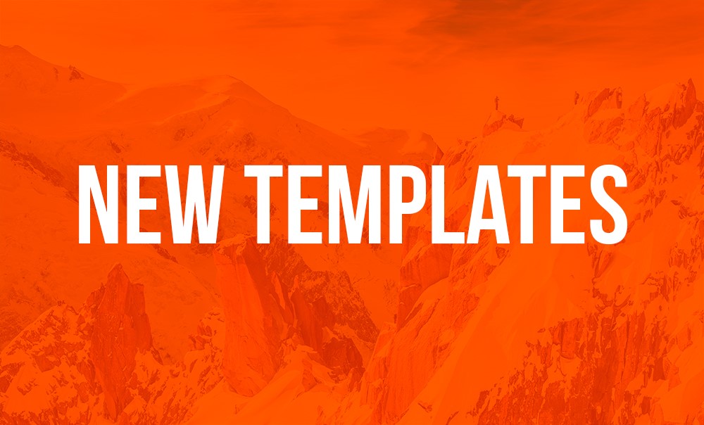 The 5 new WebSelf templates