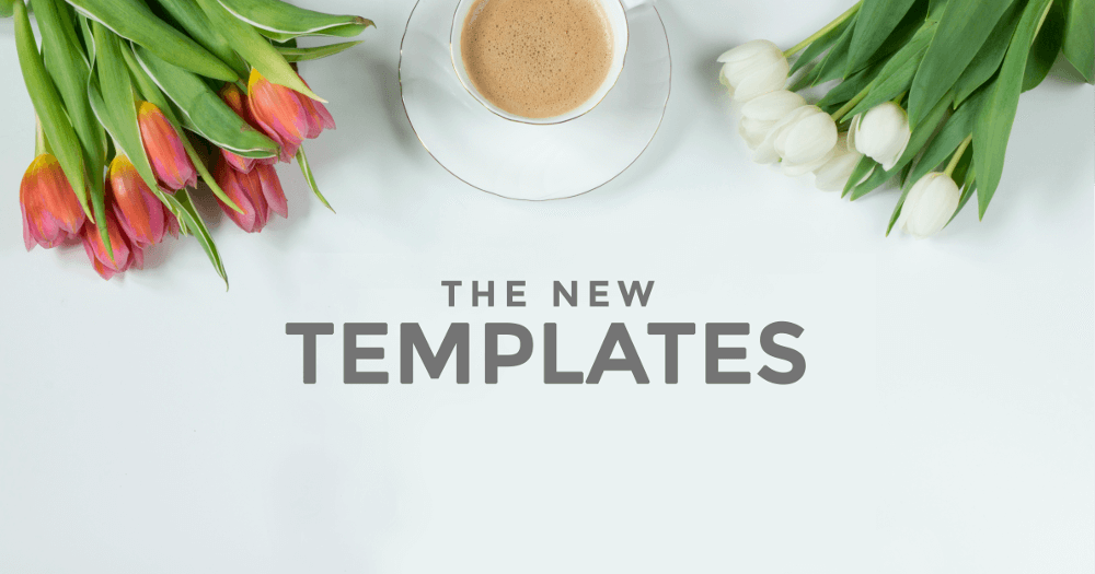 Here are the new WebSelf templates!