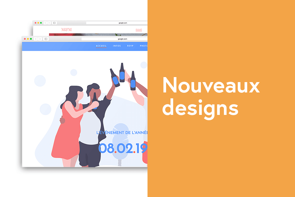 6 nouveaux designs WebSelf