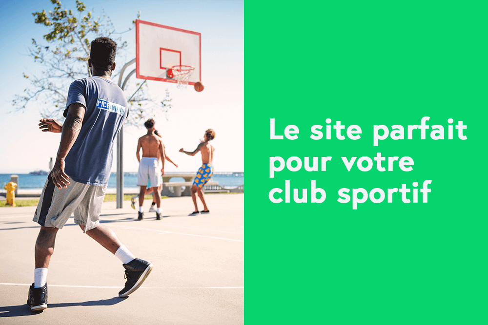 Le site parfait pour votre club sportif