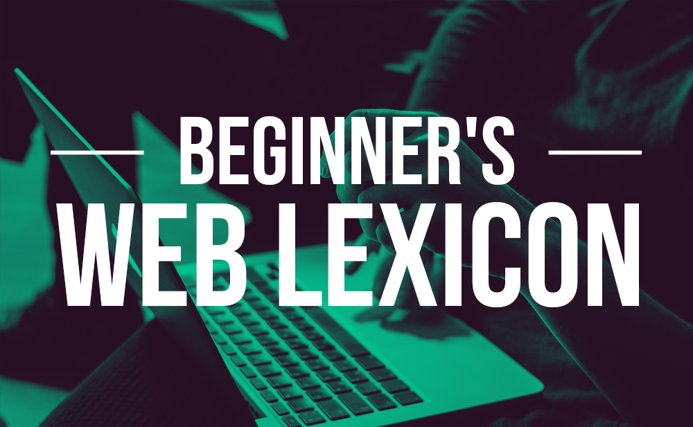 Beginner's web lexicon