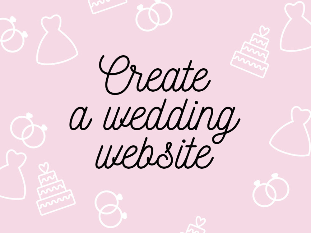 How to create a free wedding website