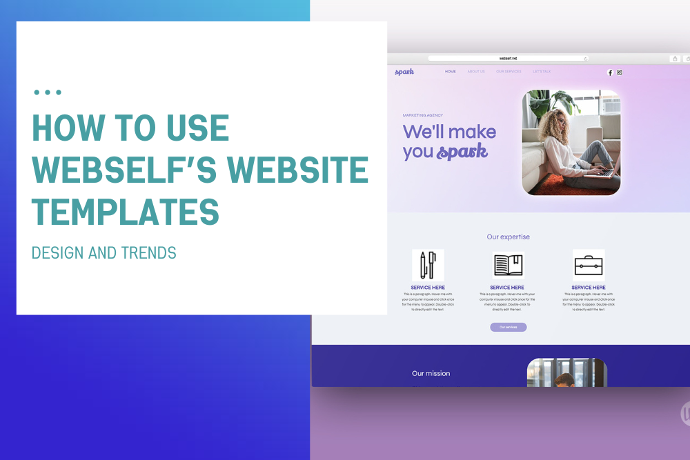 How to Use WebSelf’s Website Templates